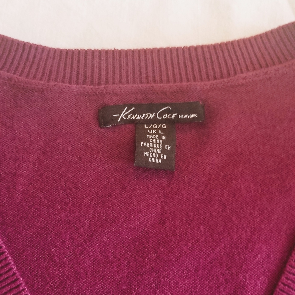 Kenneth Cole magenta top - Picture 3 of 5